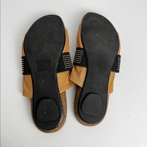Steven Steve Madden Kayden Open Toe Leather Brown Slides Sandal size 9.5 - Picture 8 of 8